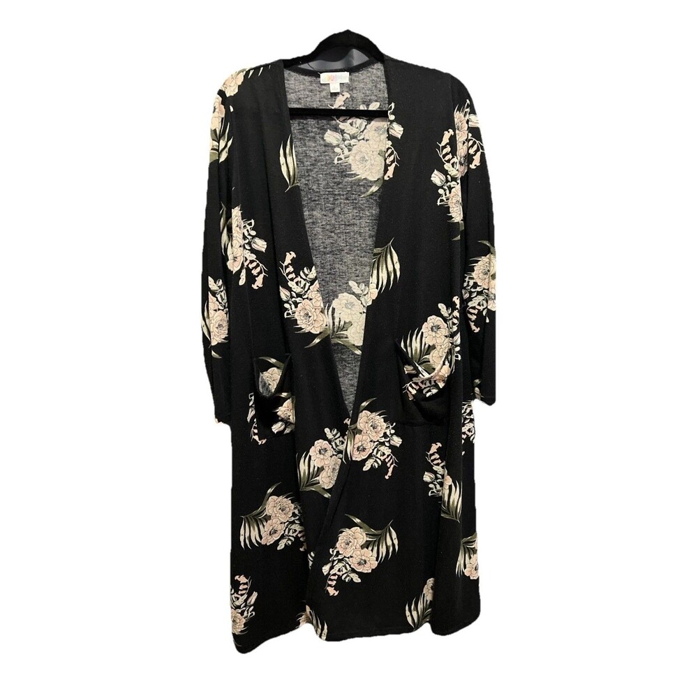 LuLaRoe Sarah Duster Cardigan L Floral